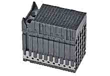 765303046 - Impact 100 Ohm 5 Pair Mezzanine Receptacle, 40mm Stack Height, Left Guided, 16 Columns, 240 Circuits, Plated Through Hole Dimension 0.39mm, Lead-Free