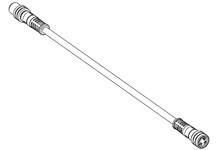 1200870021 - Nano-Change (M8) Double-Ended Cordset, 3 Poles, A-Coded, Male (Straight) to Female (Straight), 24 AWG, PUR Cable, 2.0m (6.56') Length 1200870021 - Nano-Change (M8) Double-Ended Cordset, 3 Poles, A-Coded, Male (Straight) to Female (Straight), 24 AWG, PUR Cable, 2.0m (6.56') Length