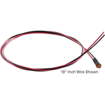 Bivar-PM3ACW6.0 Panel Mount Indicators Panel Mount LED Assembly, 3mm Amber LED with Water Clear Lens