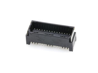 5054333041 - 1.25mm Pitch, Micro-Lock Plus PCB Header, Dual Row, Vertical, Surface Mount, 0.76µm Gold Plating, Positive Lock, 30 Circuits, Black