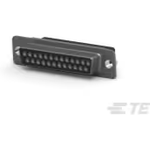 TE Connectivity-207516-5 Connector D-Subminiature Conn D-Sub SKT 25 POS 1.38mm Crimp ST Cable Mount 25 Terminal 1 Port Package