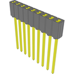 Samtec-SSA-109-W-T Connector Headers and PCB Receptacles Conn Socket Strip SKT 9 POS 2.54mm Solder ST Thru-Hole Bulk