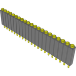 Samtec-ESS-121-G-04 Connector Headers and PCB Receptacles Conn Socket Strip SKT 21 POS 2.54mm Solder ST Top Entry Thru-Hole Bulk