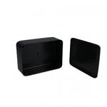 Bud Industries-PW-12847-T  Black Acrylonitrile Butadiene Styrene UL94-5VA Enclosure