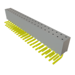 Samtec-SQT-121-01-F-D-RA Connector Headers and PCB Receptacles Conn Socket Strip SKT 42 POS 2mm Solder RA Side Entry Thru-Hole Tube