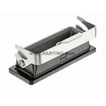 HARTING Technology Group-09370240398 Backshells Hood 180° 24 Shell Size Powder Aluminum Die Cast