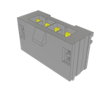 Samtec-IPL1-104-02-L-SH-K-TR Connector Headers and PCB Receptacles Conn Wire to Board HDR 4 POS 2.54mm Solder RA Side Entry SMD Mini Mate® T/R