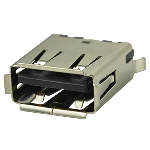 Same Sky (formerly CUI Devices)-UJ2-AV-2-TH Connector USB Conn USB 2.0 Type A RCP 4 POS 2mm/2.5mm Solder ST Thru-Hole 4 Terminal 1 Port