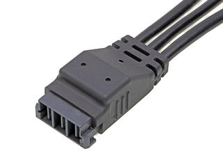 2180550310 - EXTreme Guardian Plug-to-Pigtail Off-the-Shelf (OTS) Cable Assembly, 11.00mm Pitch, Single Row, 1.0m Length, 3 Circuits, Black