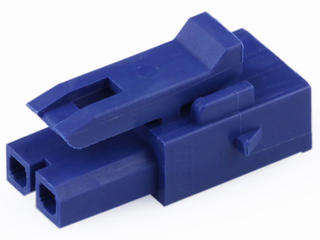 2157591033 - Micro-Fit+ Versa Color Receptacle Housing, Single Row, 3 Circuits, UL 94V-0, Glow-Wire Capable, Blue