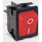 Bulgin Limited-C6060ALBB-1197W Switch Rocker Switch Rocker ON ON DPDT Quick Connect Flat Rocker 20A 277VAC 1118.55VA