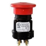 Honeywell-87943-08 Switch Emergency Stop Switch Emergency Stop N.O./N.C. DPST Mushroom Button 20A 24VDC Screw Panel Mount