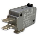 Honeywell-V15T22-CP200-K Switch Snap Action Switch Snap Action N.O. SPST Pin Plunger 22A 250VAC 745.7VA 1.96N Screw Mount Quick Connect