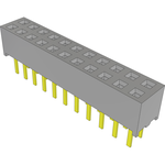 Samtec-MMS-111-01-F-DV Connector Headers and PCB Receptacles Conn Socket Strip SKT 22 POS 2mm Solder ST Top Entry Thru-Hole Tube