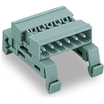 WAGO-232-522/007-000 Connector Headers and PCB Receptacles Double Pin Header, DIN-35 Rail Mounting, Pin spacing 5 mm, 22-pole