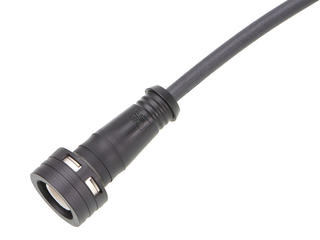 1204000120 - Ultra-Lock 2.0 (M12) Single-Ended Cordset, 8 Poles, A-Coded, Male (Straight) to Pigtail, TPU Cable, 1.0m Length