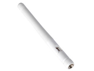 2144151011 - 2.4GHz Wi-Fi/Bluetooth Hinged External Antenna, with Reverse Polar SMA Male Connector, White