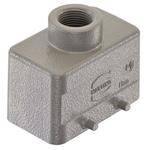 HARTING Technology Group-19300101420 Backshells Hood 180° 10B Shell Size Powder Die Cast Aluminum Double Lock Han® HARTING Technology Group-19300101420 Backshells Hood 180° 10B Shell Size Powder Die Cast Aluminum Double Lock Han®