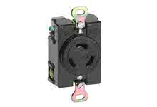 1301490068 - Safeway Single Receptacle, Heavy Duty Spec Grade, 2 Pole/3 Wire, NEMA L6-20, 250V