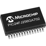 Microchip Technology-PIC24FJ256GA702T-I/SS Microcontrollers - MCUs MCU 16-bit PIC RISC 256KB Flash 3.3V 28-Pin SSOP T/R