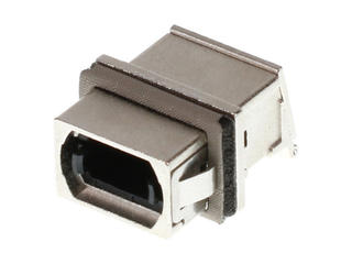 1061141200 - EMI MPO Adapter, Simplex, Metal Body, Snap Mount Style, Shutter, Foam Gasket