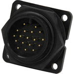 Conxall-14282-18PG-300 Connector Circular Conn Circular PIN 18 POS Solder ST Panel Mount 18 Terminal 1 Port Bulk