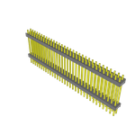 Samtec-ZW-32-20-G-D-800-225 Connector Headers and PCB Receptacles Conn Board Stacker HDR 64 POS 2.54mm Solder ST Top Entry Thru-Hole Bulk