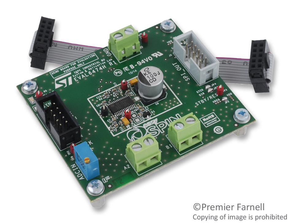 Evaluation Board For Stepper Motor Driver Mounting The L6474