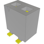 Samtec-FHP-02-02-H-S Connector Headers and PCB Receptacles Conn Socket Strip SKT 2 POS 3.96mm Solder ST Top Entry SMD Layer