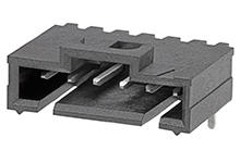 1719740221 - 2.54mm Pitch SL Header, Single Row, Right-Angle, LCP, Shrouded, Through Hole, 0.75µm Selective Gold (Au) Plating, 21 Circuits