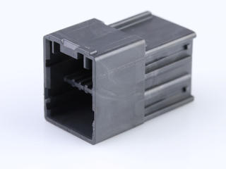 5056060601 - CP-3.3 Plug Housing, 3.30mm Pitch, Dual Row, Polarized, Positive Inertia  Lock, 6 Circuits, Black