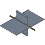 Hammond Manufacturing-REFK1904931LG1  Light Gray Steel DIN Rail Desktop Rack Cabinet