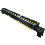 Samtec-QTS-016-01-H-D-DP-EM2 Connector Headers and PCB Receptacles Conn Board to Board F 32 POS 0.635mm Solder ST Top Entry SMD Q Strip® Tray