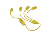 1301540105 - Super-Safeway Molded W Cordset, 2 Pole/3 Wire SJOW Cordset, Cordset Length 0.91m (3.0'), NEMA 5-20, 125V, Inline GFCI