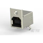 TE Connectivity-1734091-1 Connector USB Conn USB 2.0 Type B RCP 4 POS 2.5mm Solder RA Thru-Hole 4 Terminal 1 Port Tray