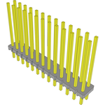 Samtec-MTLW-113-10-S-D-629 Connector Headers and PCB Receptacles Conn Unshrouded Header HDR 26 POS 2.54mm Solder ST Top Entry Thru-Hole Bulk