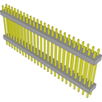 Samtec-TW-25-08-G-D-590-140 Connector Headers and PCB Receptacles Conn Board Stacker HDR 50 POS 2mm Solder ST Top Entry Thru-Hole Bulk