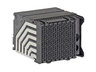 1714005038 - Impel 90 Ohm, 6 Pair Right-Angle Daughtercard, 1.90mm Pitch, Right Guided, 8 Columns, 96 Circuits, Plated Through Hole Dimension 0.36mm