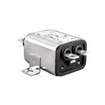 Bulgin Limited-PS02/A0120/63 Power Line Filters Power Line Filter Single Phase 50Hz 1A 250VAC Quick Connect Base Mount