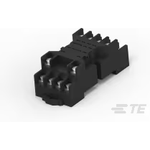 TE Connectivity-27E894 Relay Sockets Relay Sockets Glass Filled Polyester Screw Terminal 5A DIN Rail 4Pole