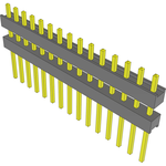 Samtec-EW-15-09-T-S-300 Connector Headers and PCB Receptacles Conn Board Stacker HDR 15 POS 2.54mm Solder ST Top Entry Thru-Hole Bulk