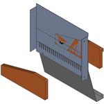 Hammond Manufacturing-1456KH3WHCWW  Beige Aluminum/Wood Wall Mount Sloped Console Enclosure