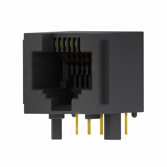 MOD JACK 8P8C R/A UNSHLD(2)