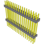 Samtec-EW-17-19-T-D-821 Connector Headers and PCB Receptacles Conn Board Stacker HDR 34 POS 2.54mm Solder ST Top Entry Thru-Hole Bulk