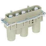 HARTING Technology Group-09380052601 Connector Accessories Connector Accessories Insert Straight Pebble Gray