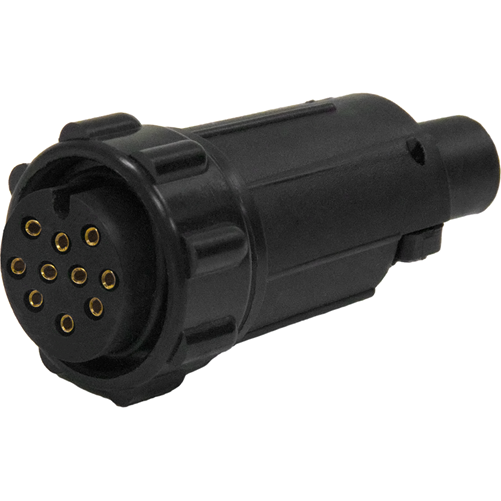 Conxall-13382-10SG-326 Connector Circular Conn Circular SKT 10 POS Solder ST Cable Mount 10 Terminal 1 Port Maxi-Con-X® Bulk