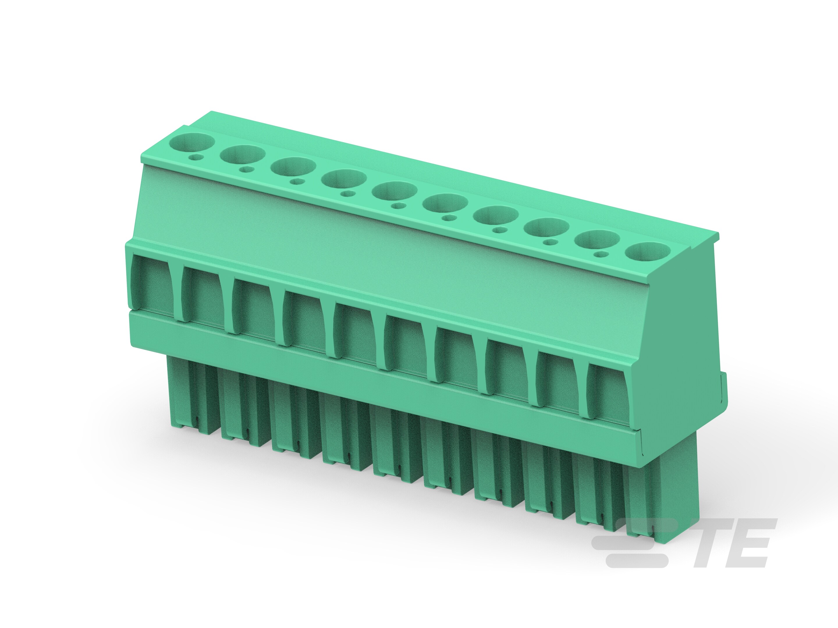 Str Plug, 3.81mm, Green, RH, 1-1-1986374-0