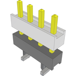 Samtec-HW-04-17-L-S-314-SM-A Connector Headers and PCB Receptacles Conn Board Stacker HDR 4 POS 2.54mm Solder ST Top Entry SMD Layer