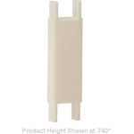 Bivar-460-070 Lighting Accessories LED Mount, Vertical, 0.070in., 3mm or 5mm LED, 2 Lead, Square, Molded Nylon, White