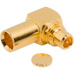 Amphenol RF-262113 Connector RF Conn MMCX 0Hz to 6GHz 50Ohm Solder RA Cable Mount PL Gold